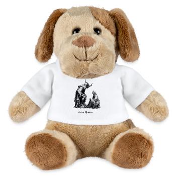 Dämonen Silhouette - MiniFeet® Hund Helge - Weiß - Vorne