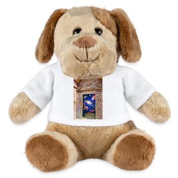 Porte Cosmique de la Porte de l’Espace - Chien en peluche Helge MiniFeet® - blanc - Devant