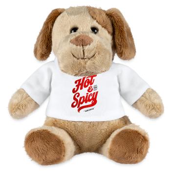 Chaud et épicé - Chien en peluche Helge MiniFeet® - blanc - Devant