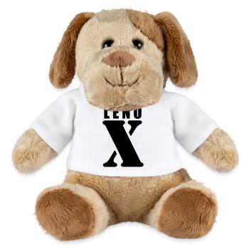 Lenox – First Name Design | Minimal Typography - MiniFeet® Hund Helge - Weiß - Vorne