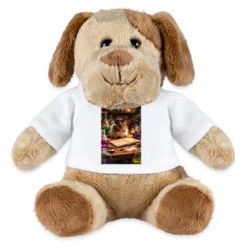 Chico 11: Steampunk-Alchemist - MiniFeet® Hund Helge - Weiß - Vorne
