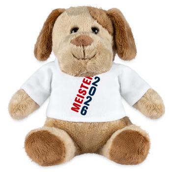 Meister 2026 Meisterschaft - MiniFeet® Hund Helge - Weiß - Vorne