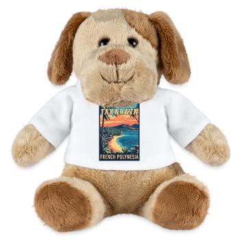 Entdecken Sie tropische Fakarava in Französisch-Polynesien - MiniFeet® Hund Helge - Weiß - Vorne
