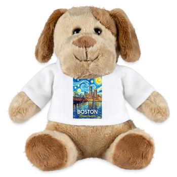 Boston, Massachusetts - MiniFeet® Hund Helge - Weiß - Vorne