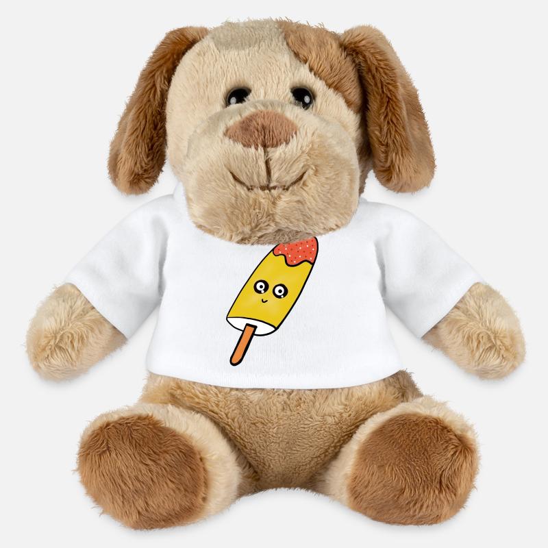 Kawaii Eis Eiskrem Kinder lustig - MiniFeet® Dog Helge - white
