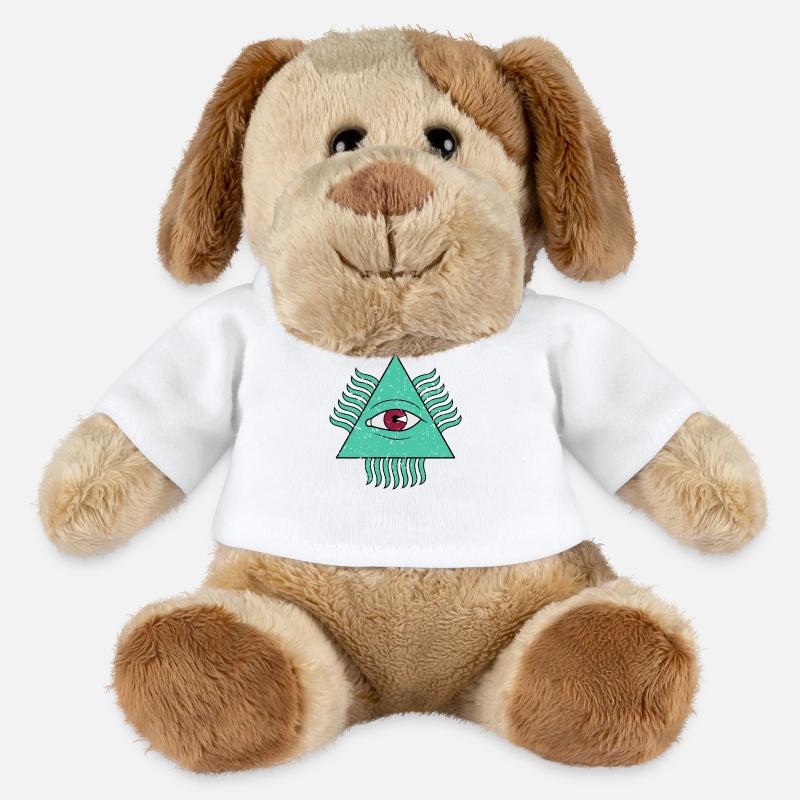 Pyramid Eye Illuminati - MiniFeet® Dog Helge - white