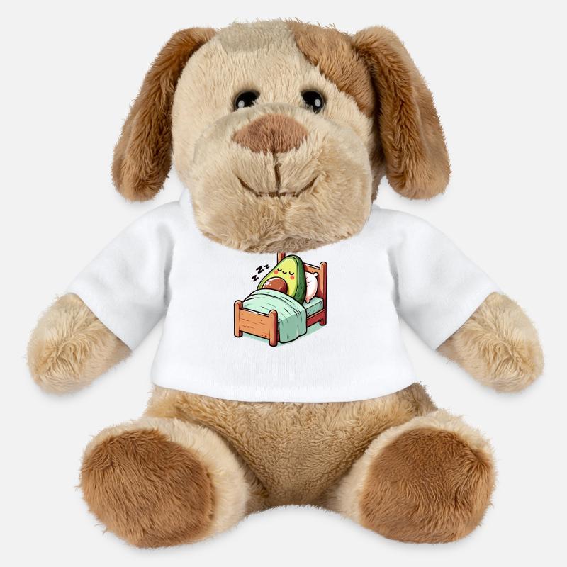 Slice avocado - MiniFeet® Dog Helge - white