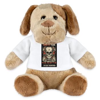 Skull poster to be or not - MiniFeet® Dog Helge - white - Front