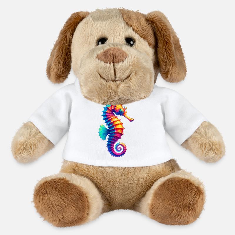 Seepferdchen - MiniFeet® Hund Helge - Weiß