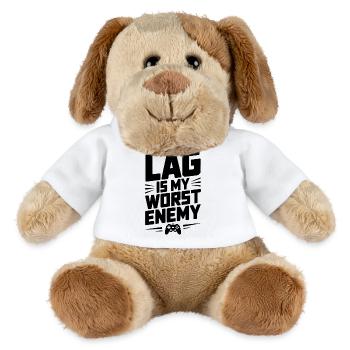 Lag ist mein schlimmster Feind - MiniFeet® Hund Helge - Weiß - Vorne