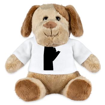 Manitoba Map - MiniFeet® Dog Helge - white - Front