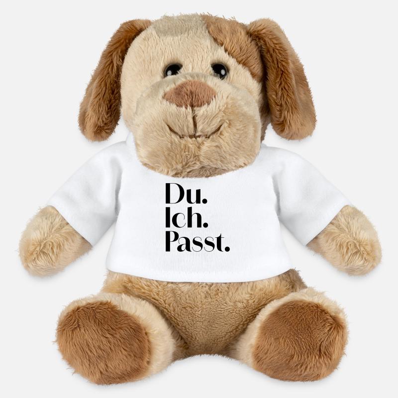 Du. Ich. Passt. - MiniFeet® Hund Helge - Weiß