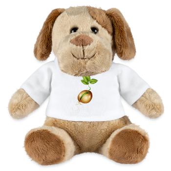 keimendes kleines Samenkorn in der Erde - MiniFeet® Hund Helge - Weiß - Vorne