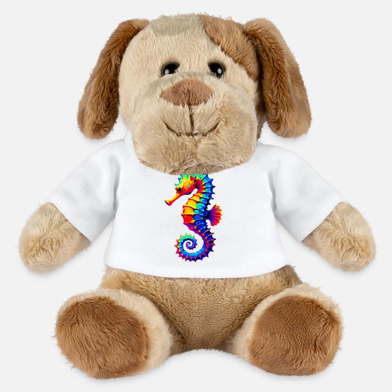 Seepferdchen - MiniFeet® Hund Helge - Weiß