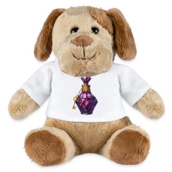 Élixir de Potion Magique Fiole Joyau Potion de Sort - Chien en peluche Helge MiniFeet® - blanc - Devant