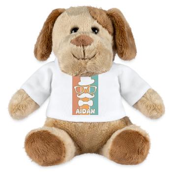Cadeau pour Aidan - Chien en peluche Helge MiniFeet® - blanc - Devant