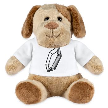 Crystal Yoga Meditation Esotericism - Illustration - MiniFeet® Dog Helge - white - Front