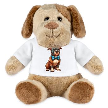 Pitbull le mignon - Chien en peluche Helge MiniFeet® - blanc - Devant