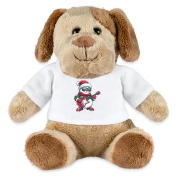 Snowman Christmas Rocker Guitar - MiniFeet® Dog Helge - white - Front