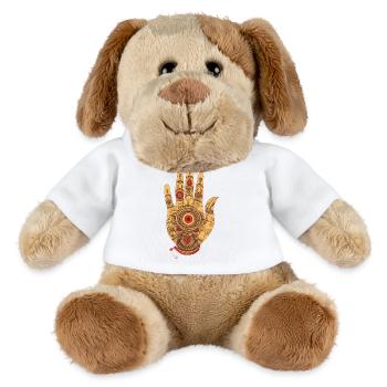 Hand of Fatima 3 Small - MiniFeet® Dog Helge - white - Front