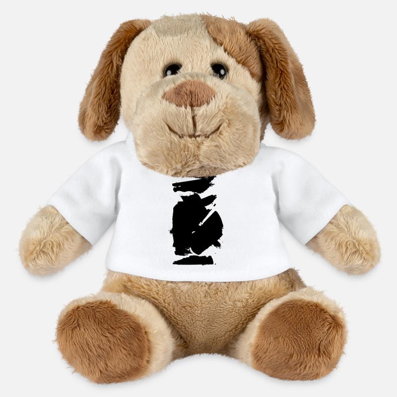 Farbwischer Klecks - MiniFeet® Hund Helge - Weiß