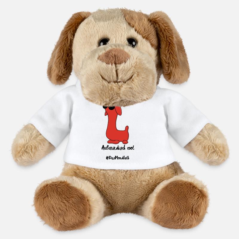 Mondkalb Außerirdisch cool - MiniFeet® Hund Helge - Weiß