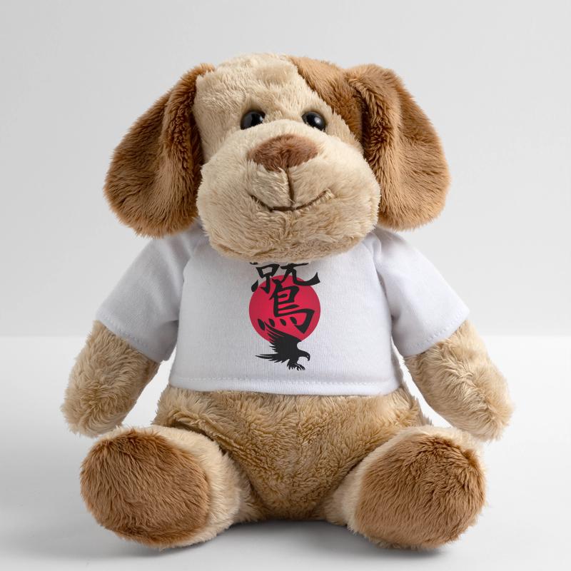 Black Eagle and Red Sun MiniFeet® Dog Helge