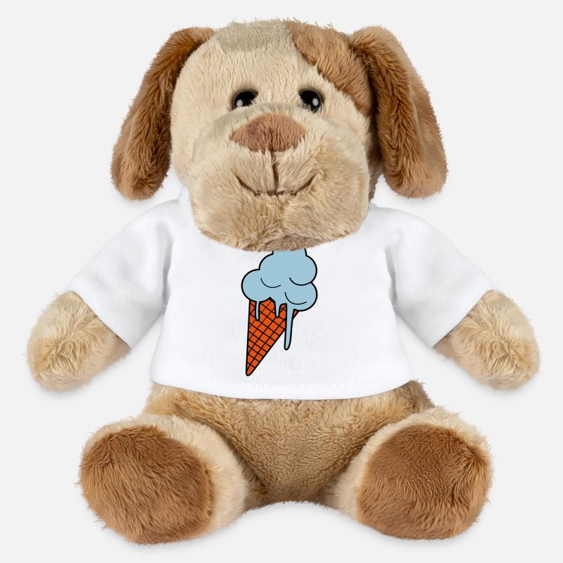 Schmelzendes Eis - MiniFeet® Hund Helge - Weiß