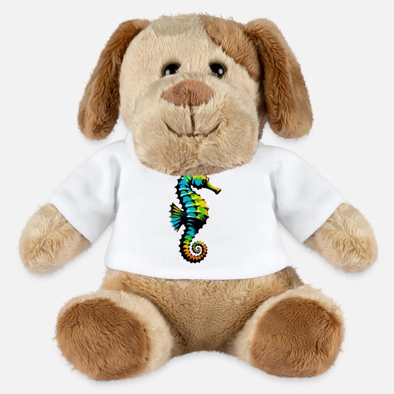 Seepferdchen - MiniFeet® Hund Helge - Weiß