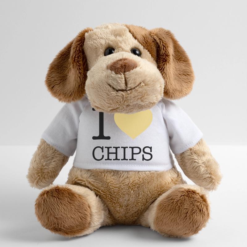 I LOVE CHIPS Chien en peluche Helge MiniFeet®