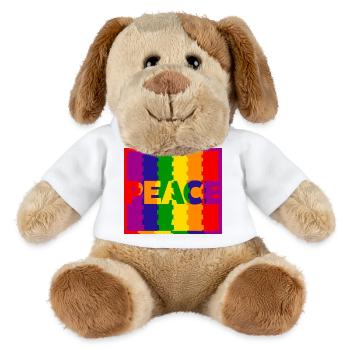Peace - MiniFeet® Dog Helge - white - Front
