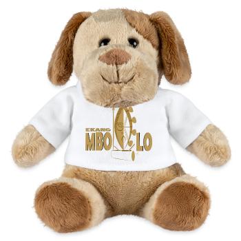 EKANG MBOLO OR - Chien en peluche Helge MiniFeet® - blanc - Devant