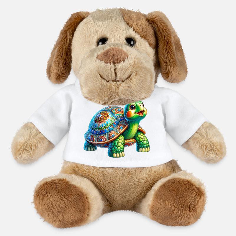 Schildkröte - MiniFeet® Hund Helge - Weiß