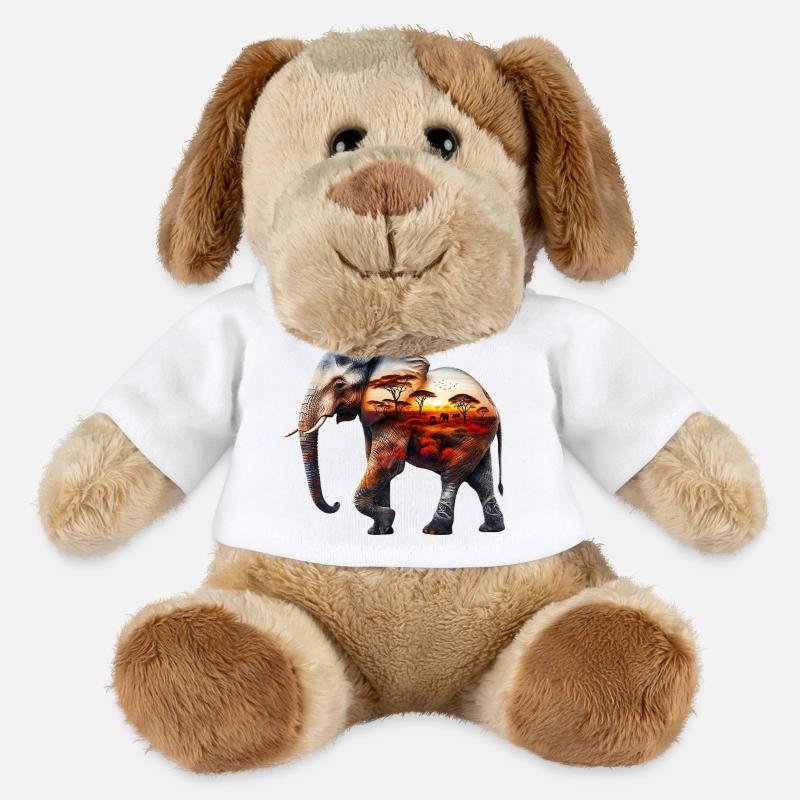 Elefant - MiniFeet® Hund Helge - Weiß