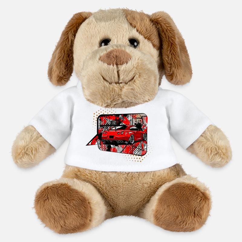 Gtr rot - MiniFeet® Hund Helge - Weiß