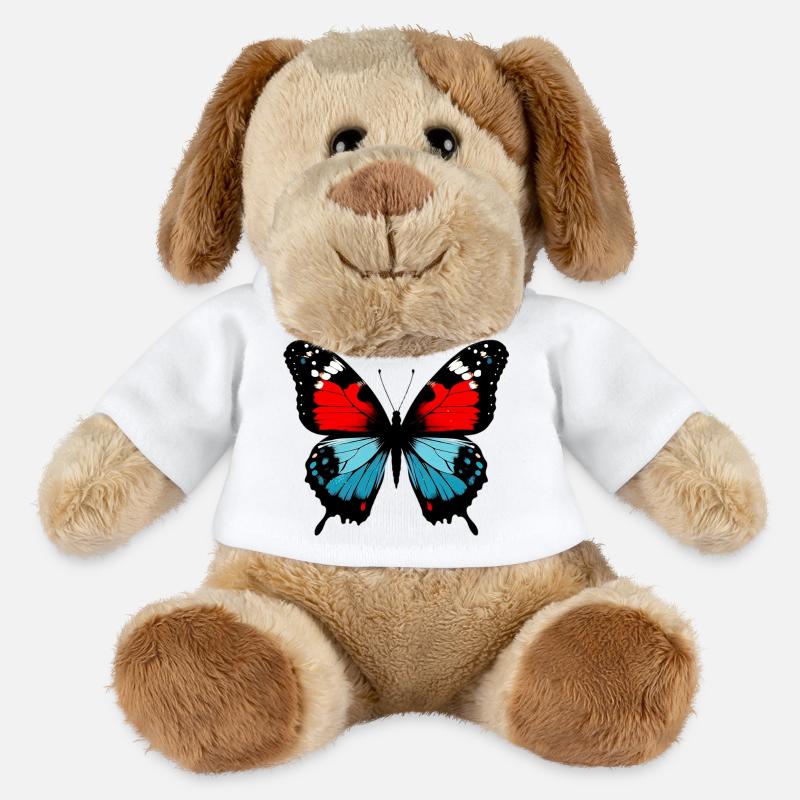 Schmetterling - MiniFeet® Hund Helge - Weiß