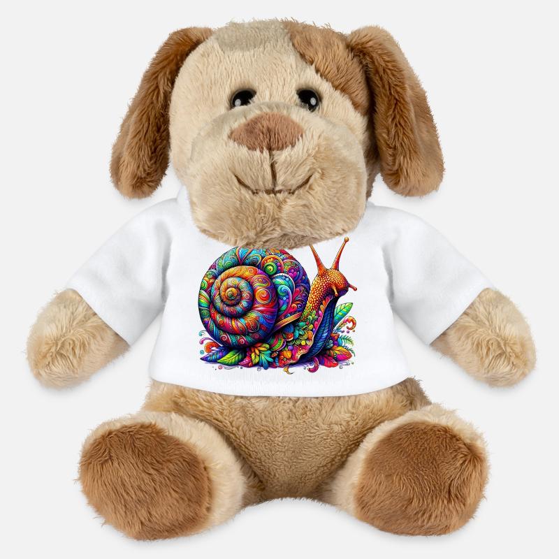 Schnecke - MiniFeet® Hund Helge - Weiß