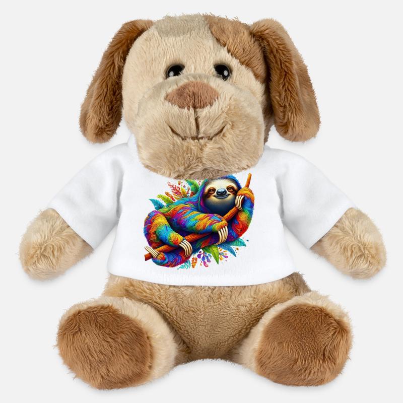Faultier - MiniFeet® Hund Helge - Weiß
