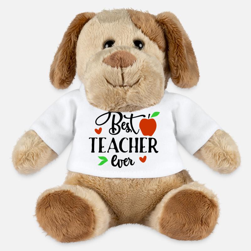 Back To School - MiniFeet® Dog Helge - white