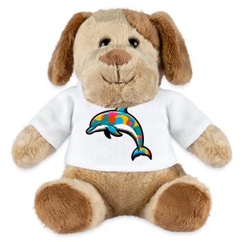 Delfin - MiniFeet® Hund Helge - Weiß - Vorne