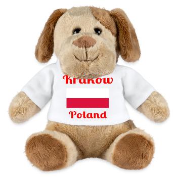 Kraków, Poland - Stylish prints - MiniFeet® Dog Helge - white - Front