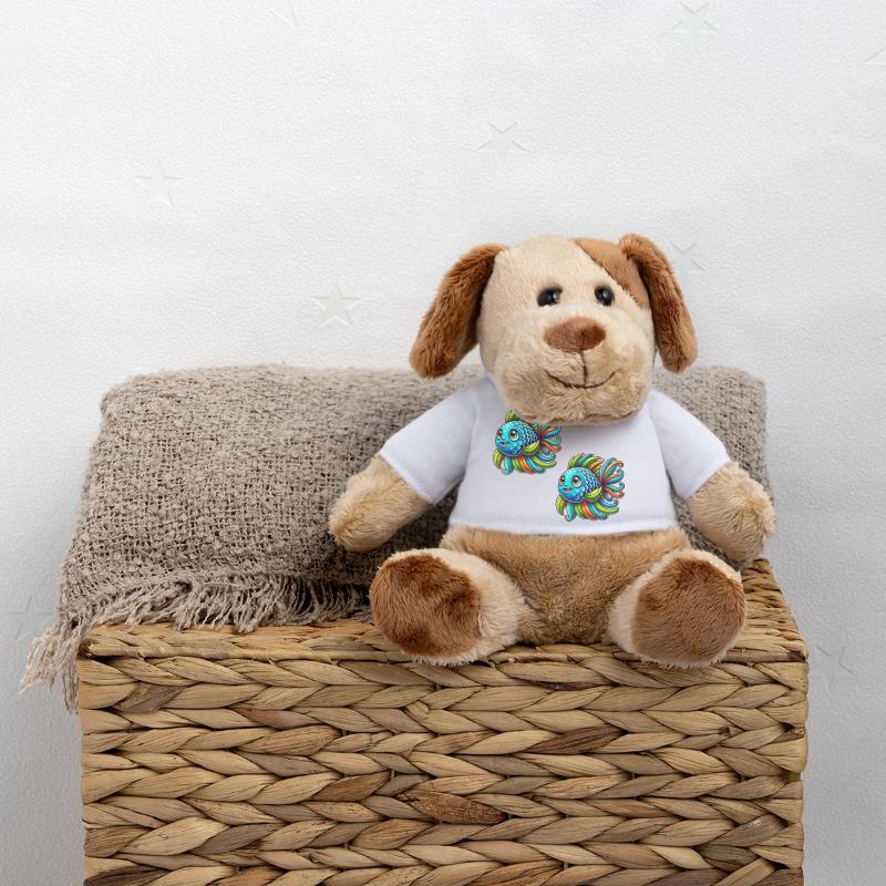 Bande dessinée Poisson 2 Chien en peluche Helge MiniFeet®