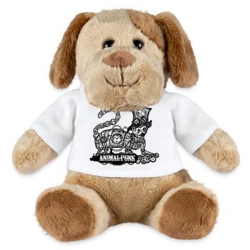Mr. Lemur SteamPunk AnimalPunk - MiniFeet® Dog Helge - white - Front
