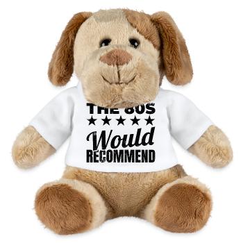 Dicton drôle des années 80 - Chien en peluche Helge MiniFeet® - blanc - Devant