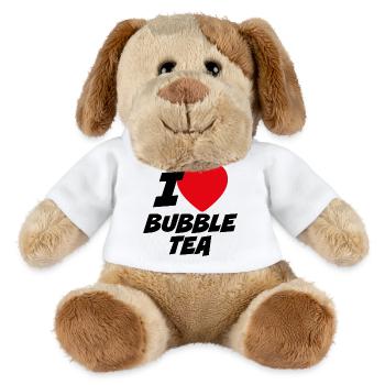 Ich liebe Bubble Tea - MiniFeet® Hund Helge - Weiß - Vorne