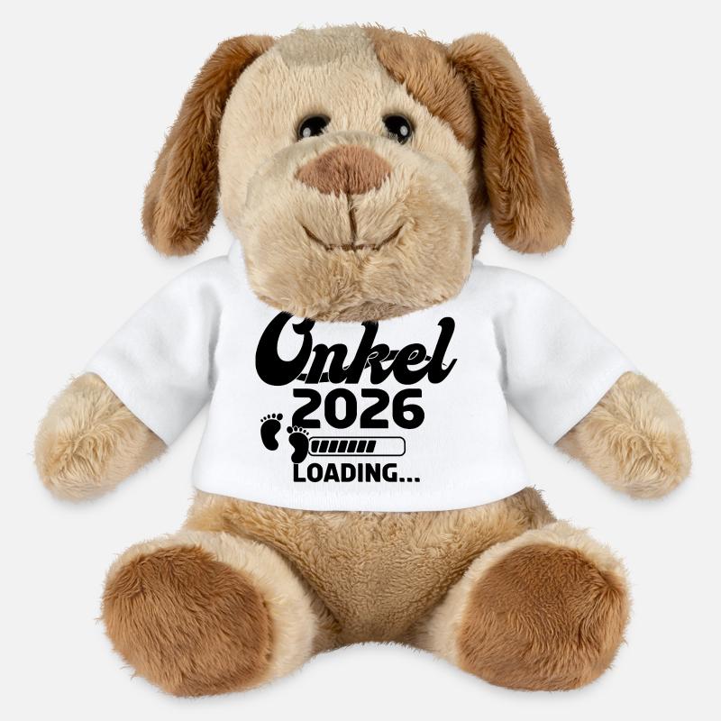 Onkel 2026 Loading - MiniFeet® Hund Helge - Weiß
