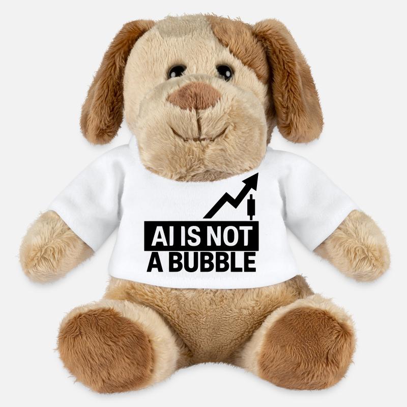 AI Is Not a Bubble - MiniFeet® Hund Helge - Weiß