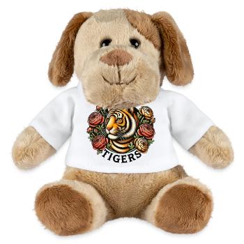 Tatouage vintage Floral Tiger Crest 1987 - Chien en peluche Helge MiniFeet® - blanc - Devant