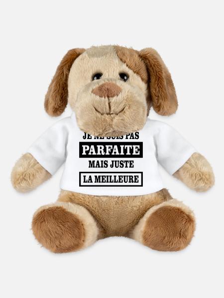I'm not perfect but just the best - MiniFeet® Dog Helge - white