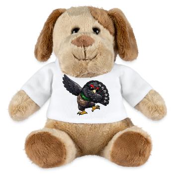 Dabbing Auerhahn - MiniFeet® Hund Helge - Weiß - Vorne